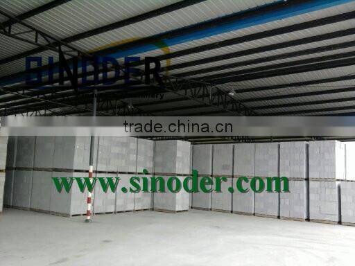 Supply Complete Fly Ash Bricks Making Production Plant in AAC Block Production Line project -- Sinoder Brand