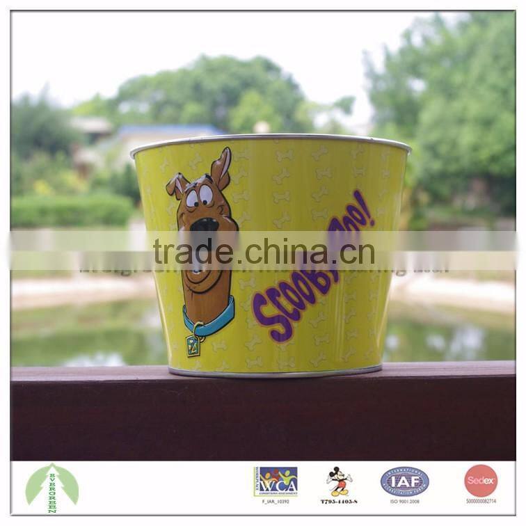 12.7*10.2 cm 0.23mm thickness metal tin bucket for household