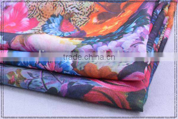2013 Hot Sale Chiffon Digital Printing On Wide Width Fabric For Dress