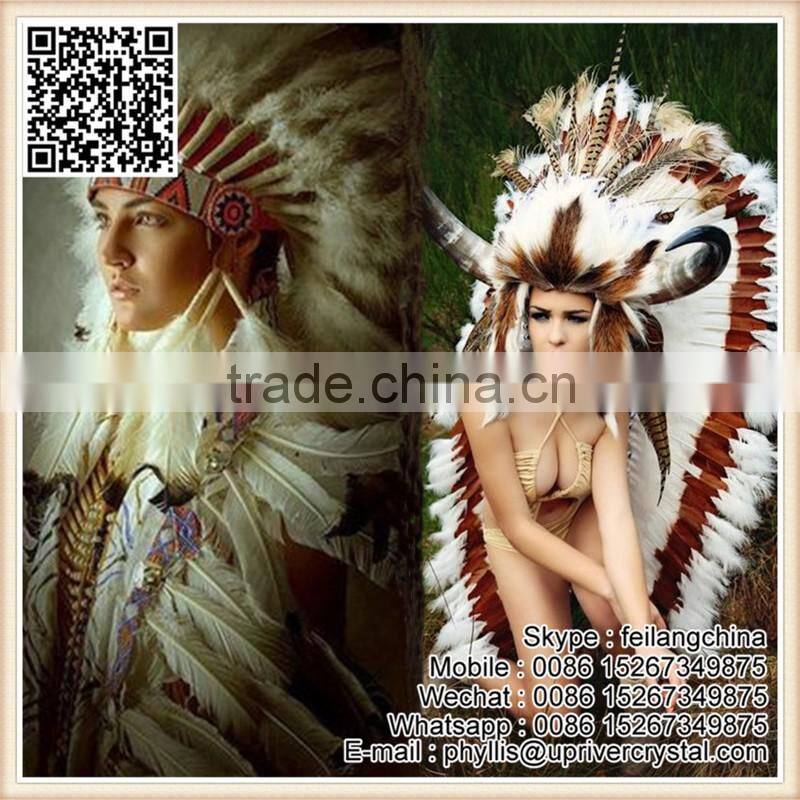 Bird Feather Big Eagle Tip Feather For Indian Headdress