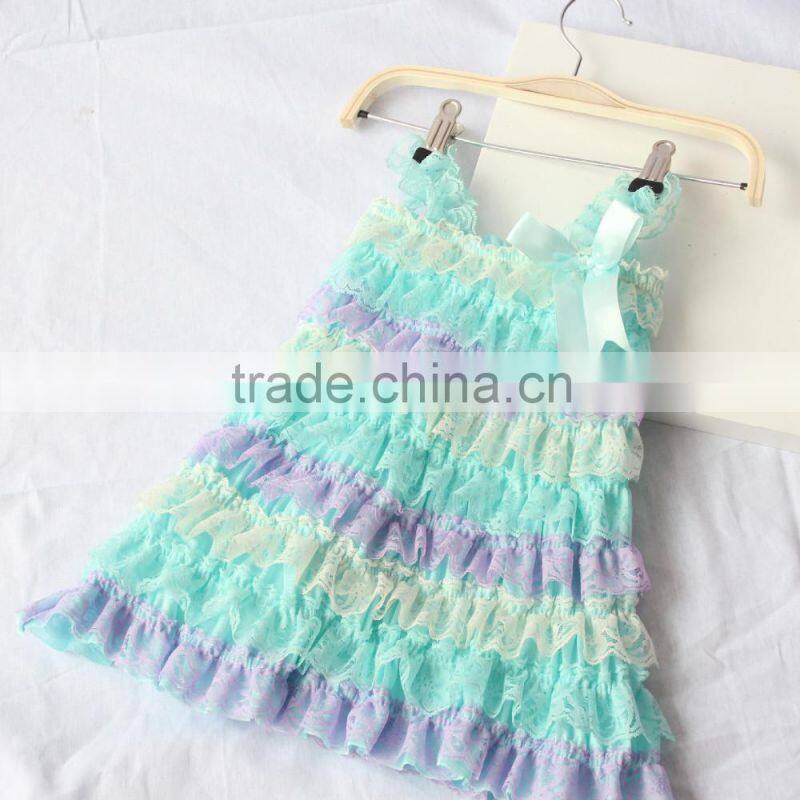 Korean fashion girl style dresses different colors baby 1 year old party flowers girl dress pattern party