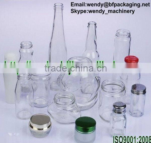 Clear glass wholesale canning jars with lid for storage