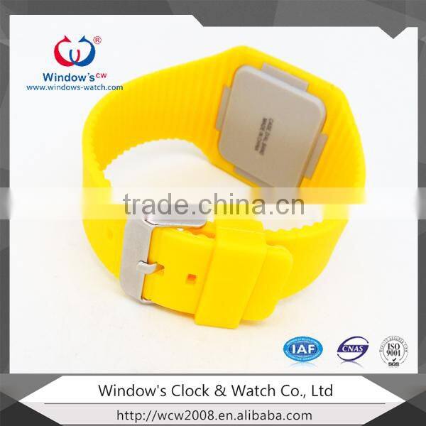 New arrive Colorful Rubber Jelly digital Watches Women ladies Girl Men Reflective Mirror Wrist led Watch