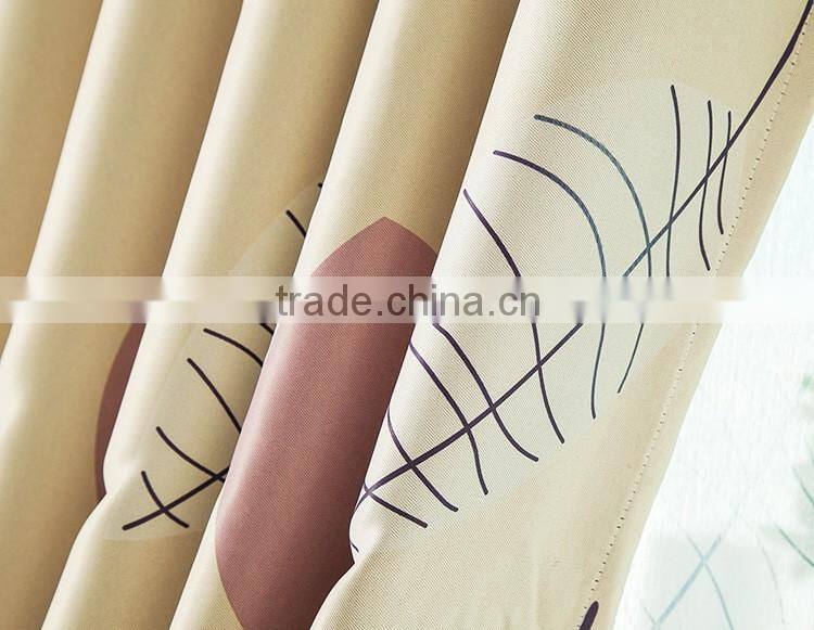 Chian new eyelet curtain Jacquard curtain