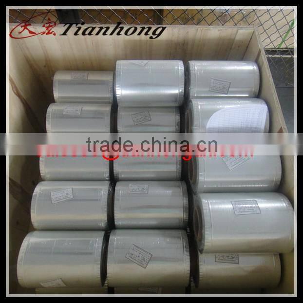 discount light green color polester PET mylar tube tape used for stretch film aluminium foil price wrapping PET melinex coil