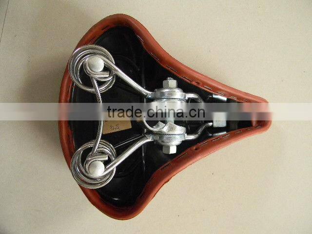leather bicycle saddle for sale with high quality