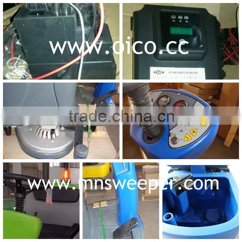 Germany technology professional waiting lounge outdoor ride on washer commercial floor scrubbers machine with lead acid battery