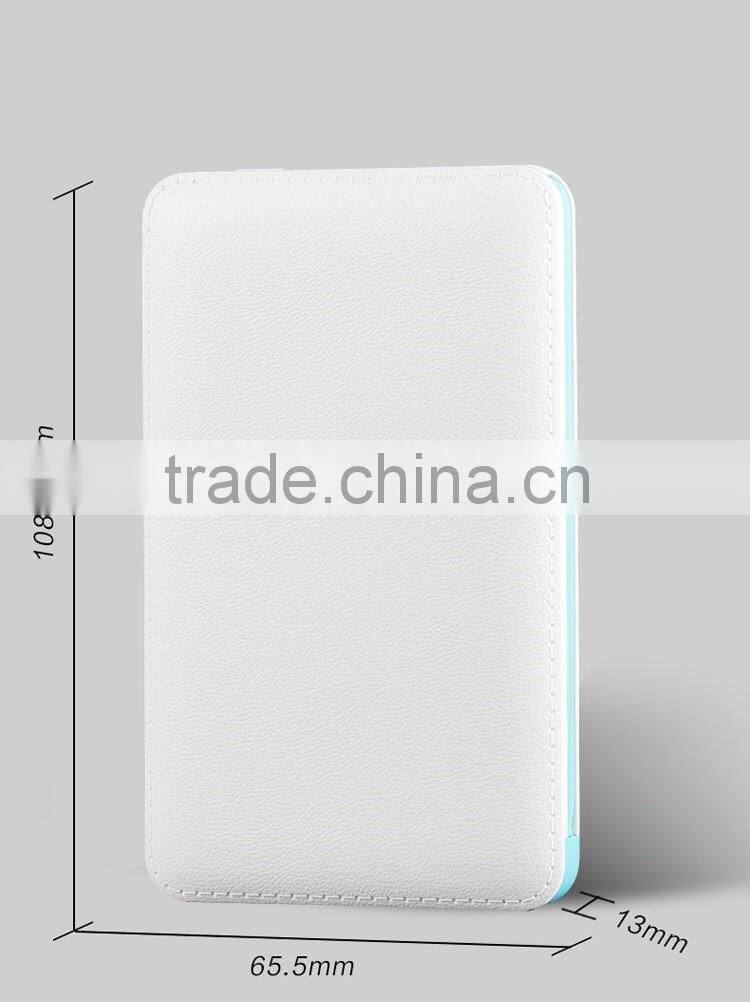 Dual usb charging cables Portable Power Bank External Battery Charger Pack for iPhone and samsung