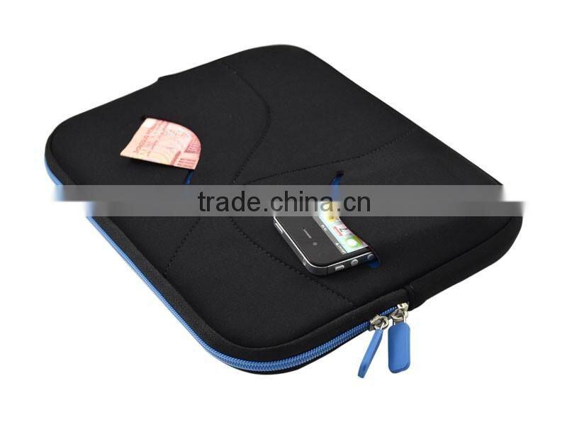 Shenzhen factory shockproof waterproof lightweight tablet pouch with zipper