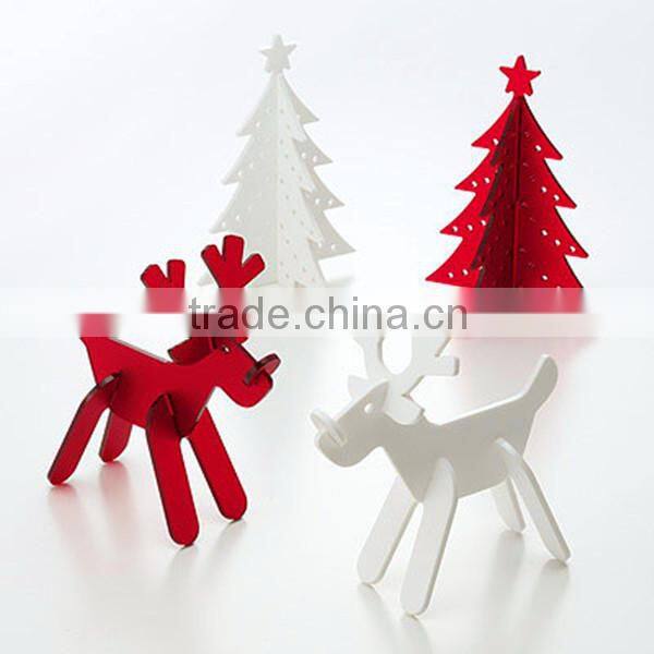 decorative plexiglass plastic christmas tree