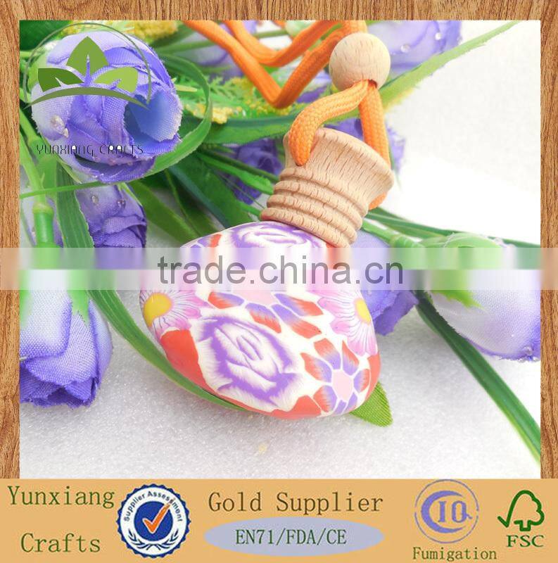 eco friendly polymer clay car hanging perfume for car air freshener