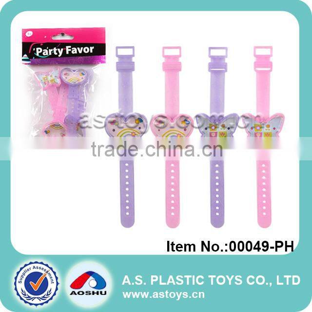 Party Favor girl's play plastic toy makeup mirror set