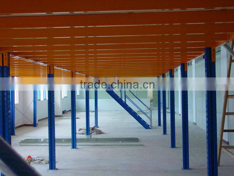 Prefabricated Warehouse Steel Mezzanine Floor Storage System