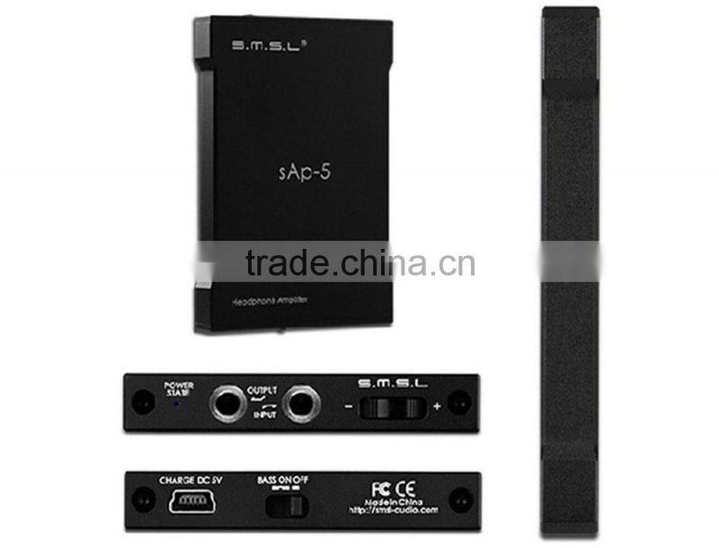 SMSL sAp-5 MAX9722 HiFi Bassy Portable Headphone Amplifier