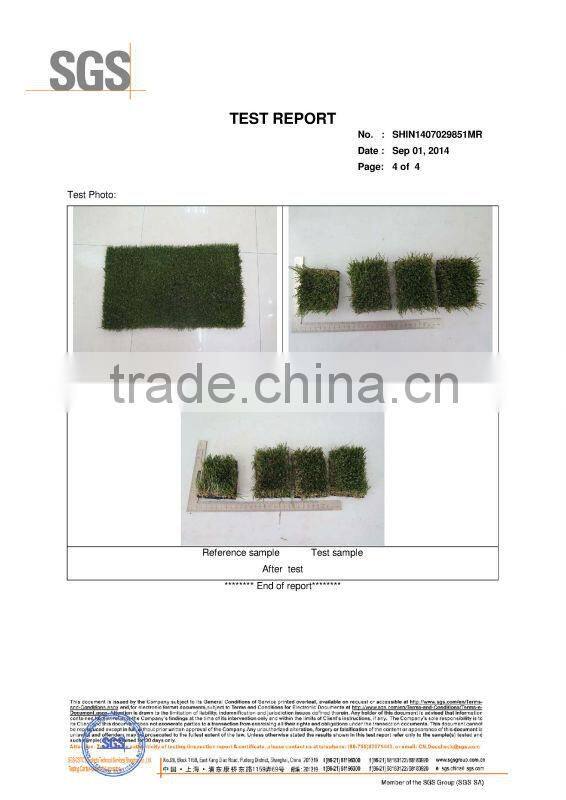 High density green Tennis artificial grass