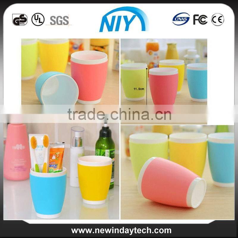 High quality Plastic Injection Molding Hot sale reusable Plastic cup with dome