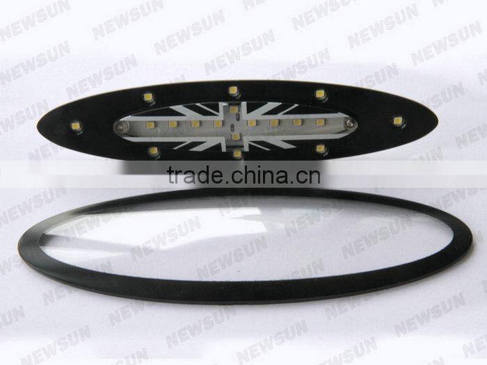 One pair For Mini LED Dome Roof Lamp, Jack Union flag Car Reading dome interior light Super Bright fit for bmw Mini R56(06-08)