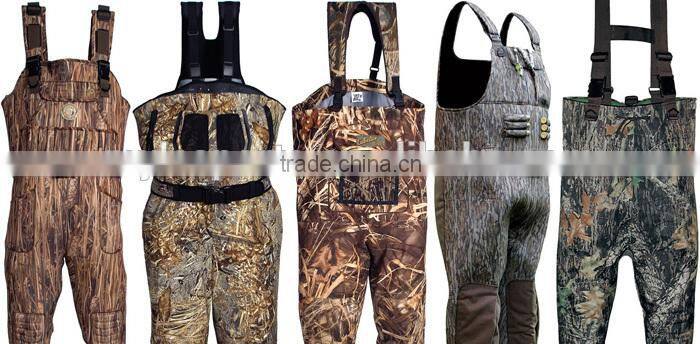Top quality nice design neorene fishing wader pvc fishing wader
