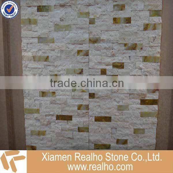 classico botticino hexagonal marble mosaic tiles