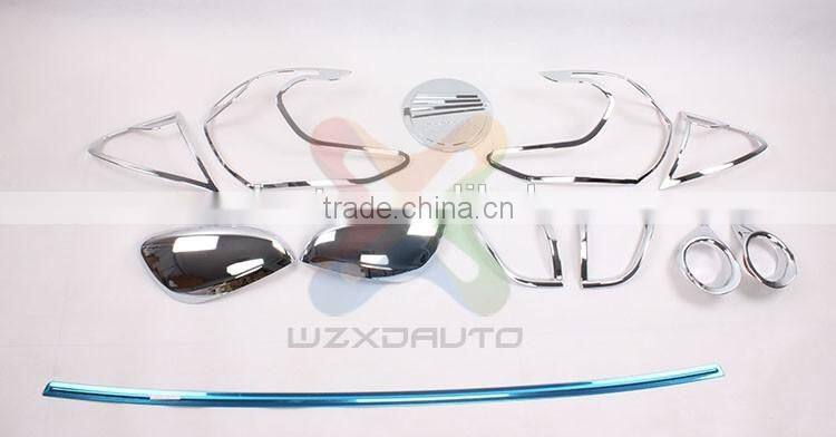 ABS Chrome Exterior Accessories Kits Cover FOR PEUGEOT PG 2008