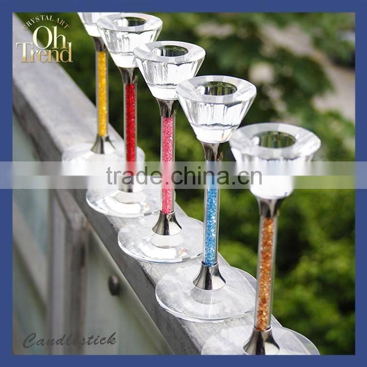 Wholesale rose gold glass votive candle holders/ candle glass holders/ stick candle