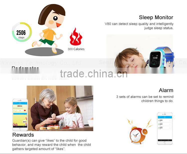 Mini GPS tracking watch for kids anti-lost watch for Muslim Adult outdoor