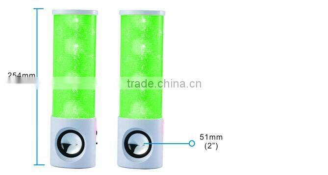 USB power LED flashing light speaker with sound responsive light show(F-1211-A)