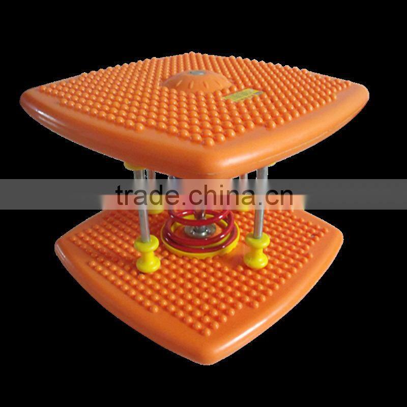 Colorful exercise and fitness Aerobic machine dancing wobble board waist twist equipment.
