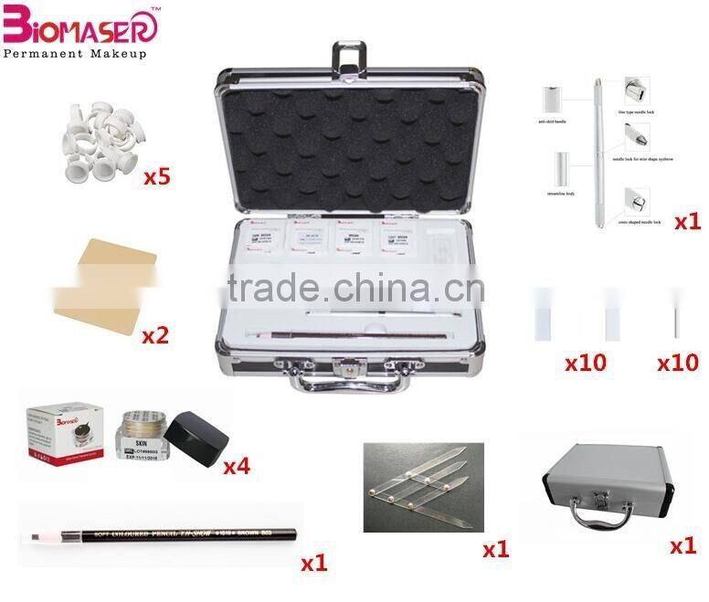 HOT starter microblading needles kit/ 3D eyebrow microblading pens/professional microblading handtools supply