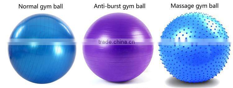 Professional Anti Burst exercise ball wholesale,peanut yoga ball,yoga massage ball