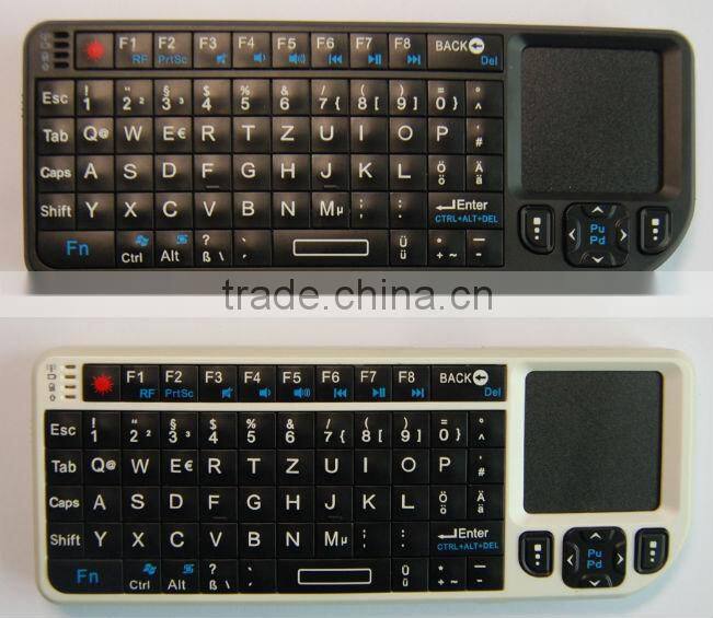 Air Fly Mouse Qwerty Keyboard with IR Remote for Pc Google Android Tv Box