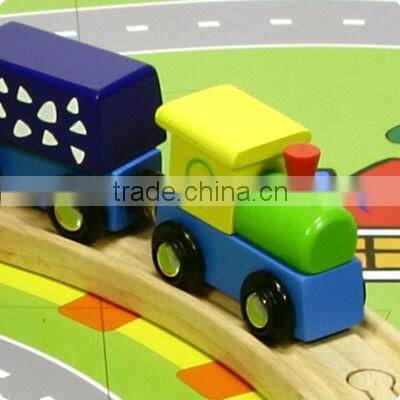 25pcs Wooden train set