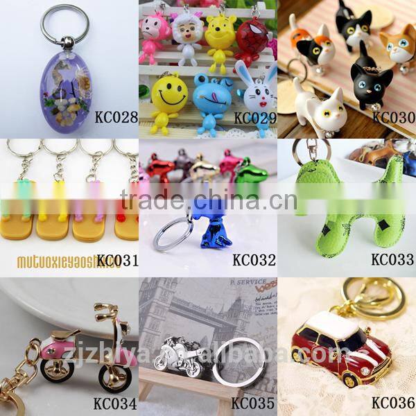 Promotion religious custom made genuine handmade leather keychain