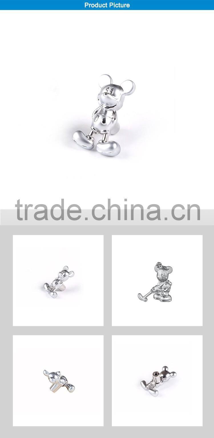 High quality zinc alloy cute mickey mouse cabinet drawer knobs