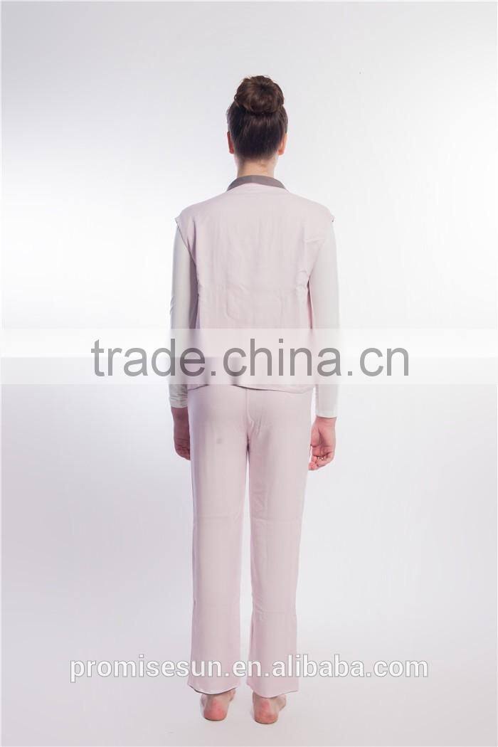 100% rayon double side women vest for sports