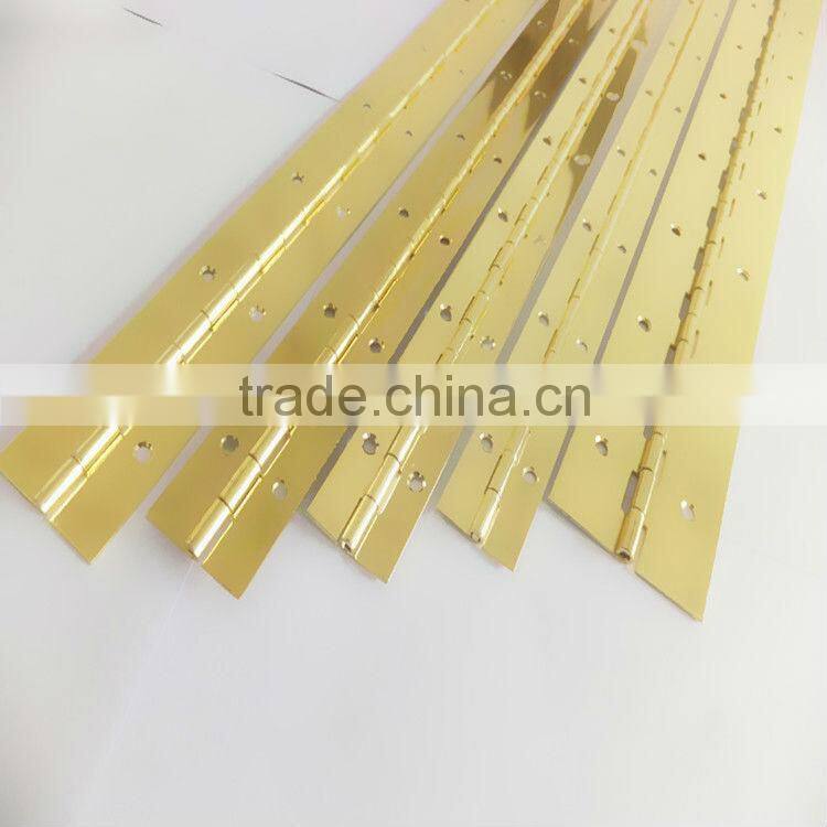 metal piano hinge continuous,Antique Brass plated steel hinge