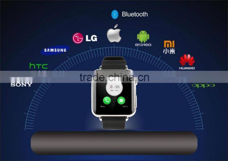 2016 vogue 1.3MP camera hot selling smart watch bluetooth watch phone for IOS Android