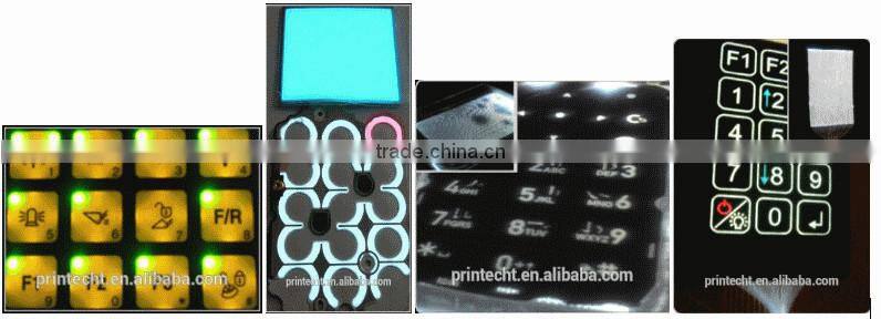 Electronic Silicon Rubber Buttons Keypad for Robot Vacuum Cleaner