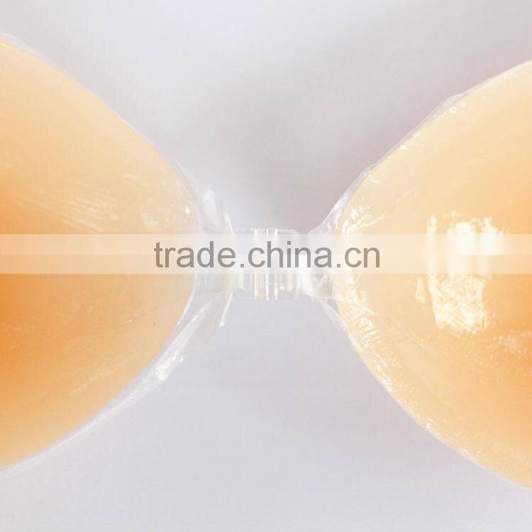 2014 hot wholesale underwear silicone bra with strap (CM014)
