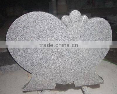 grey granite tombstone