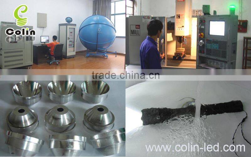 2015 Super Power Rechargeable Led Aluminium Flashlight mini led flash light