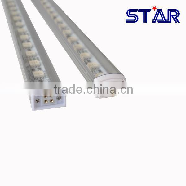 RGB SMD5050 72led/meter Aluminium 12v LED Rigid Bar Light with CLEAR cover
