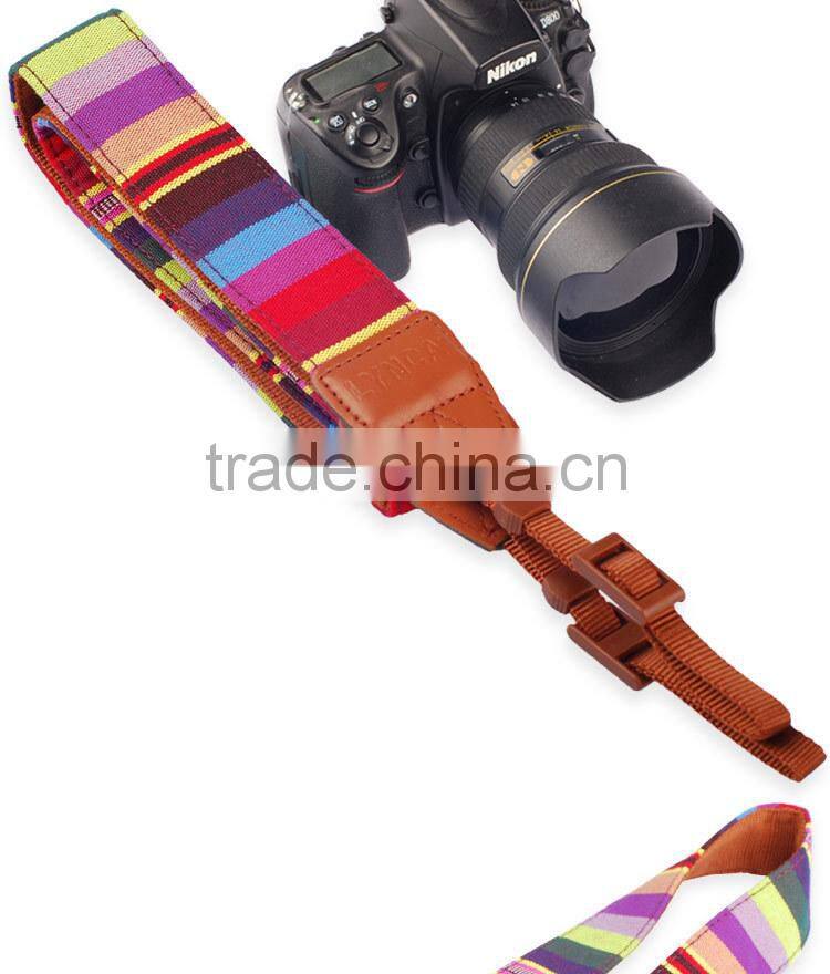 Factory supply LYNCA LYN series multicolored camera shoulder strap for dslr micro camera