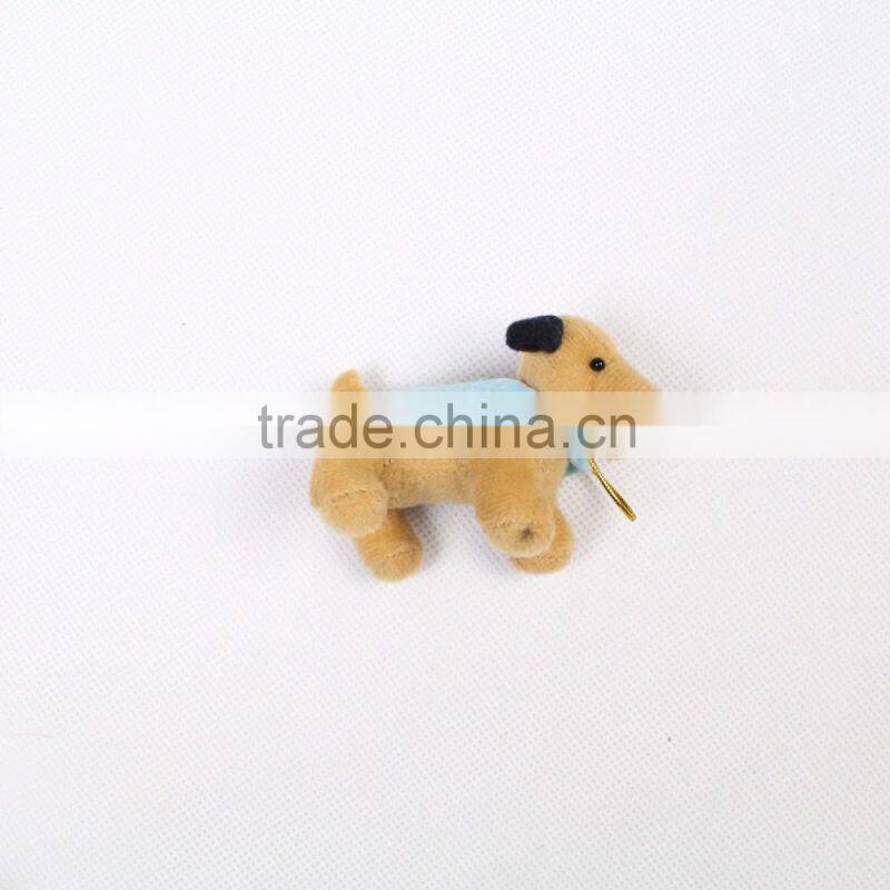 Lovely stuffled blue clothes floppy dog plush toys