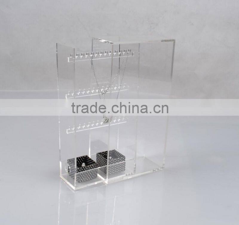 New design acrylic jewelry boxes/acrylic jewelry display/jewelry display cases