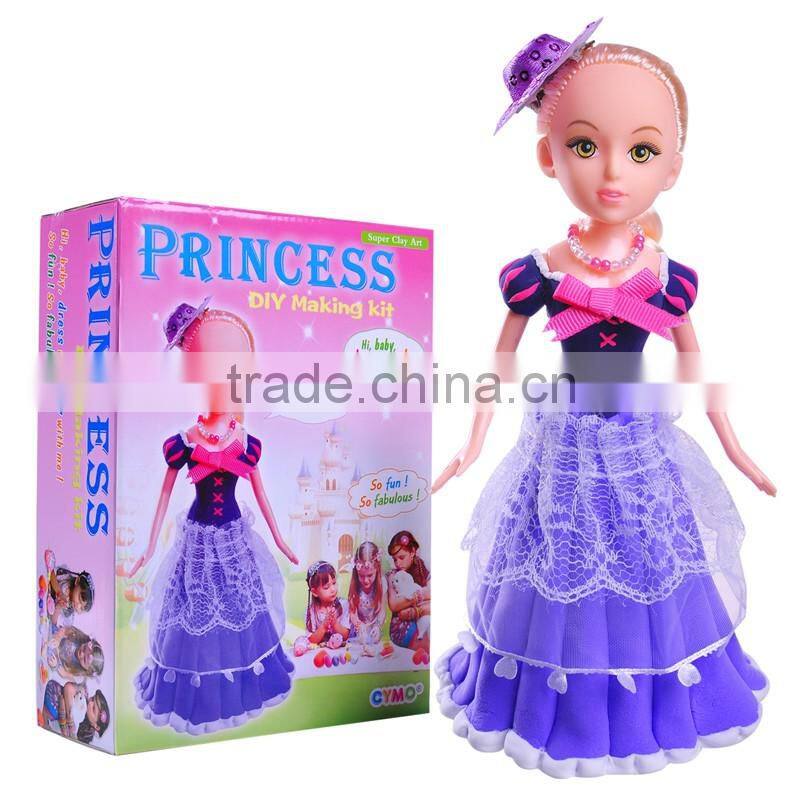 China Manufacture Hot Selling Kids Clay Rapunzel Princess Dolls