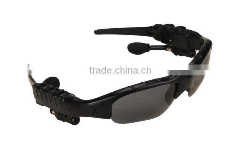 2016 New Fashion Portable Bluetooth smart sunglasses with phone replying function