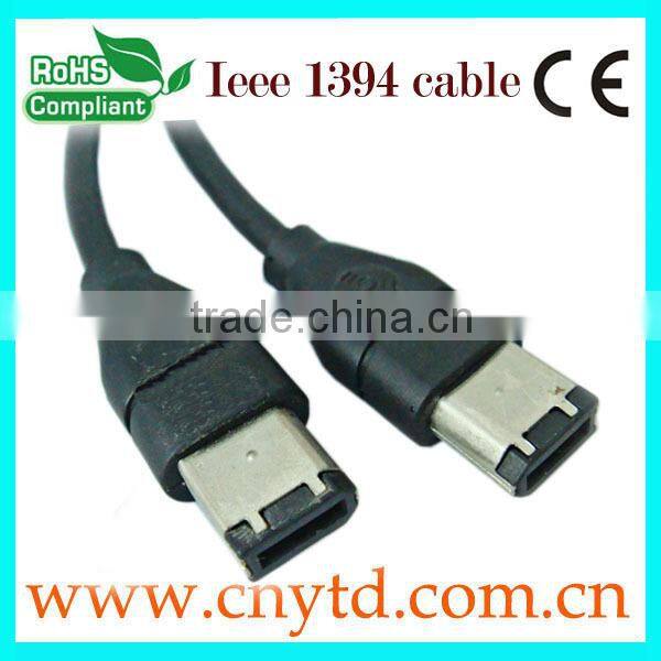 Transparent color good quality ieee1394 cable