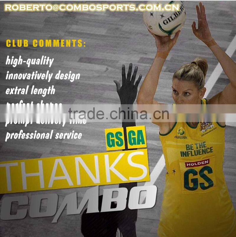 Custom sublimated netball club dress