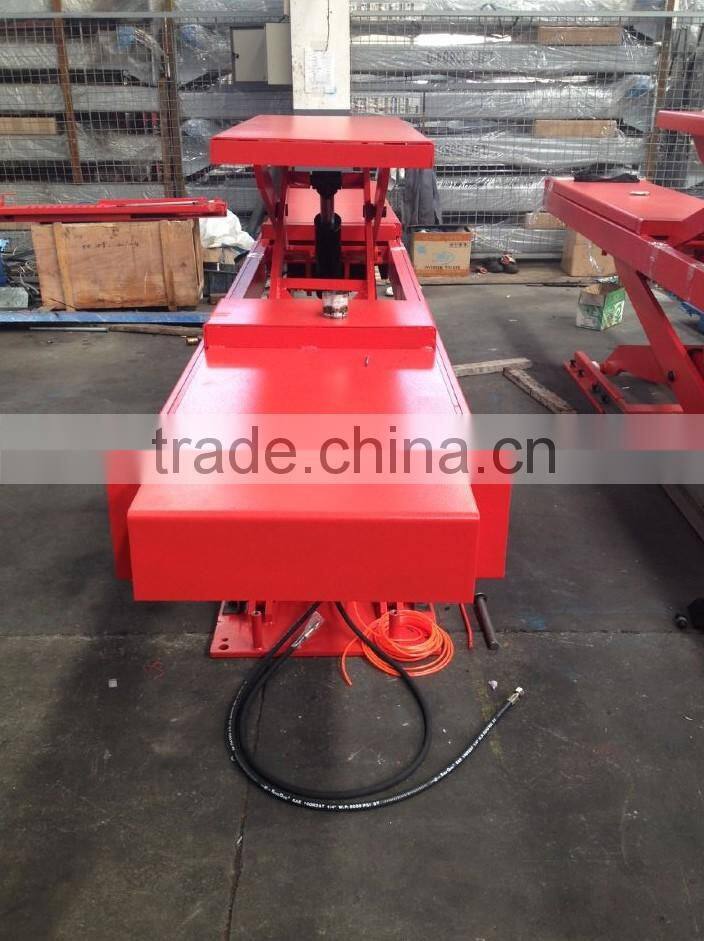 hydraulic scissor garage car elevator lift for wheel alignment